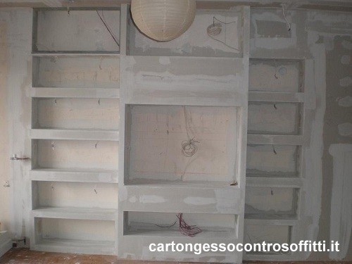 Librerie in cartongesso Roma, Gianicolense - Cartongesso Roma